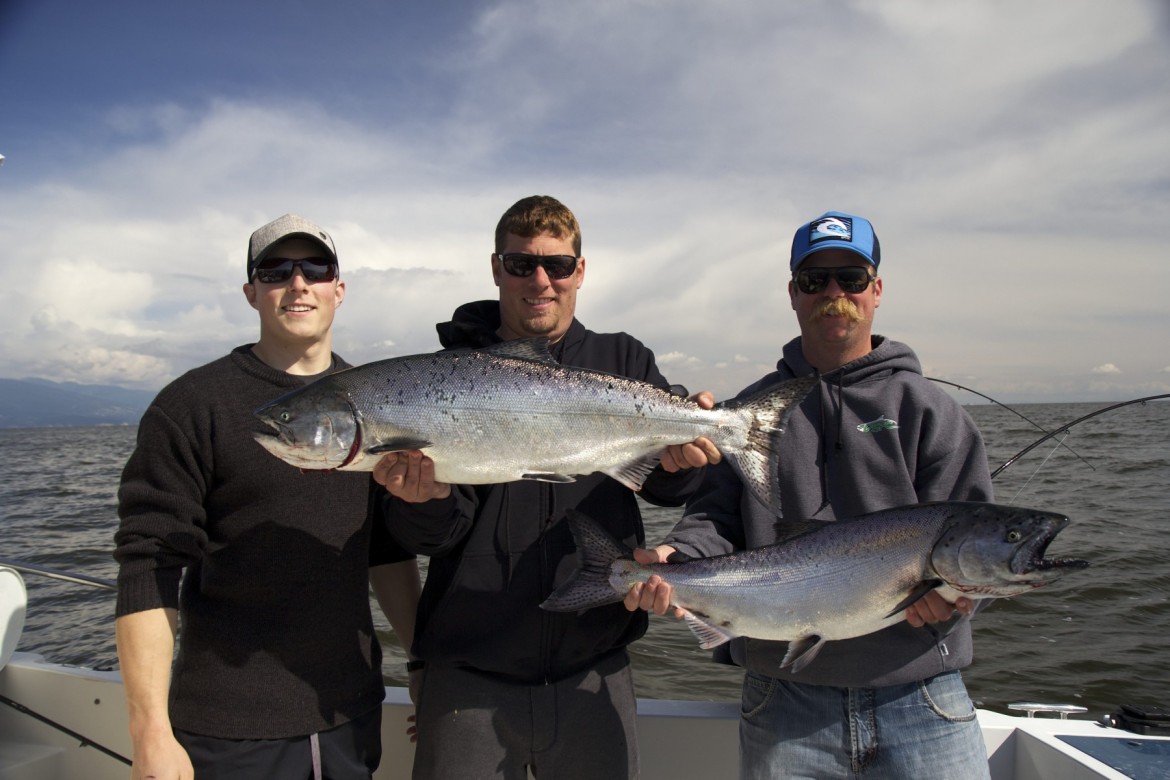 Spring salmon fishing in Vancouver