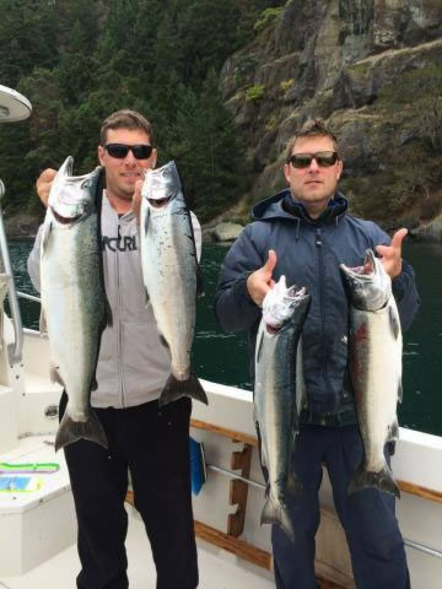 Vancouver Fishing Report, October 17th - Bon Chovy Salmon Fishing Charters