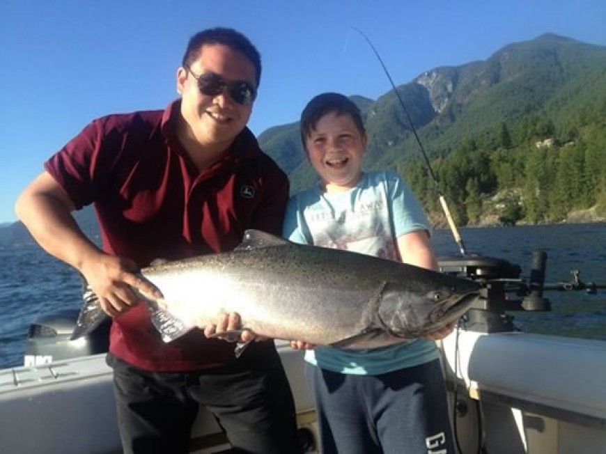 Vancouver Fishing Report July 09 Bon Chovy Salmon Fishing Charters