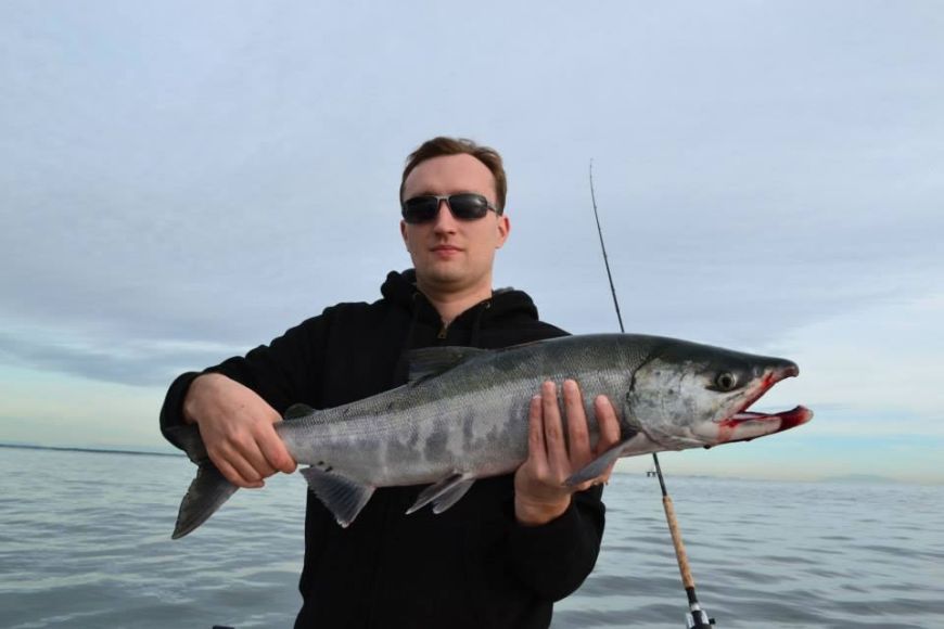 Vancouver Fishing Report, October 7th Bon Chovy Salmon Fishing Charters