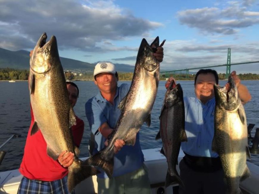 Vancouver Fishing Report, Sept 23rd Bon Chovy Salmon Fishing Charters